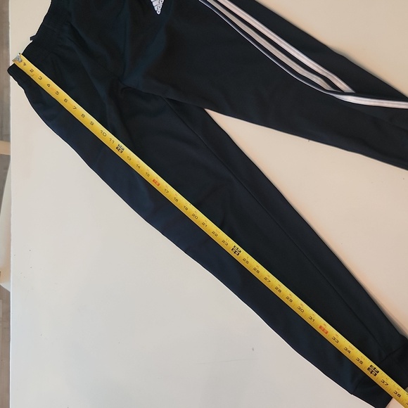 Adidas Black Track Athletic Pants Joggers Large 14 16 - Picture 8 of 8